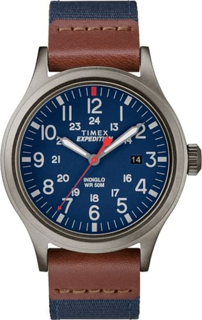 Timex TW4B14100 Men's Expedition   Scout Navy Blue Nylon Strap with