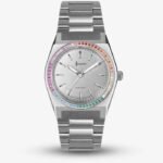 Accurist Origin Ladies Rainbow Set Silver Watch 70015