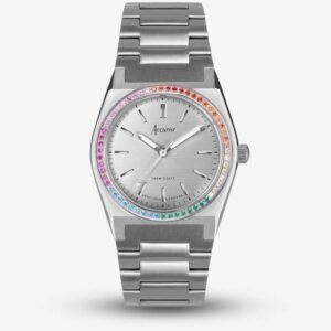 Accurist Origin Ladies Rainbow Set Silver Watch 70015